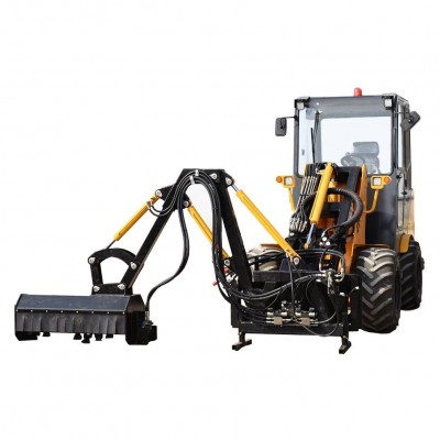 2020 new brush cutter mulcher forestry and garden small wheel loader